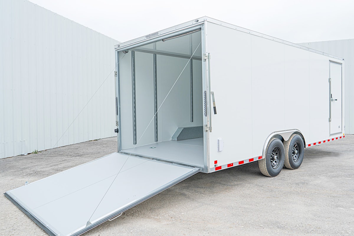CellTech 8.5'x20' All-Steel Enclosed Cargo Trailer w/ Rear Ramp Door (C2) - Image 9