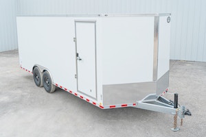 CellTech 8.5'x20' All-Steel Enclosed Cargo Trailer w/ Rear Ramp Door (C2)
