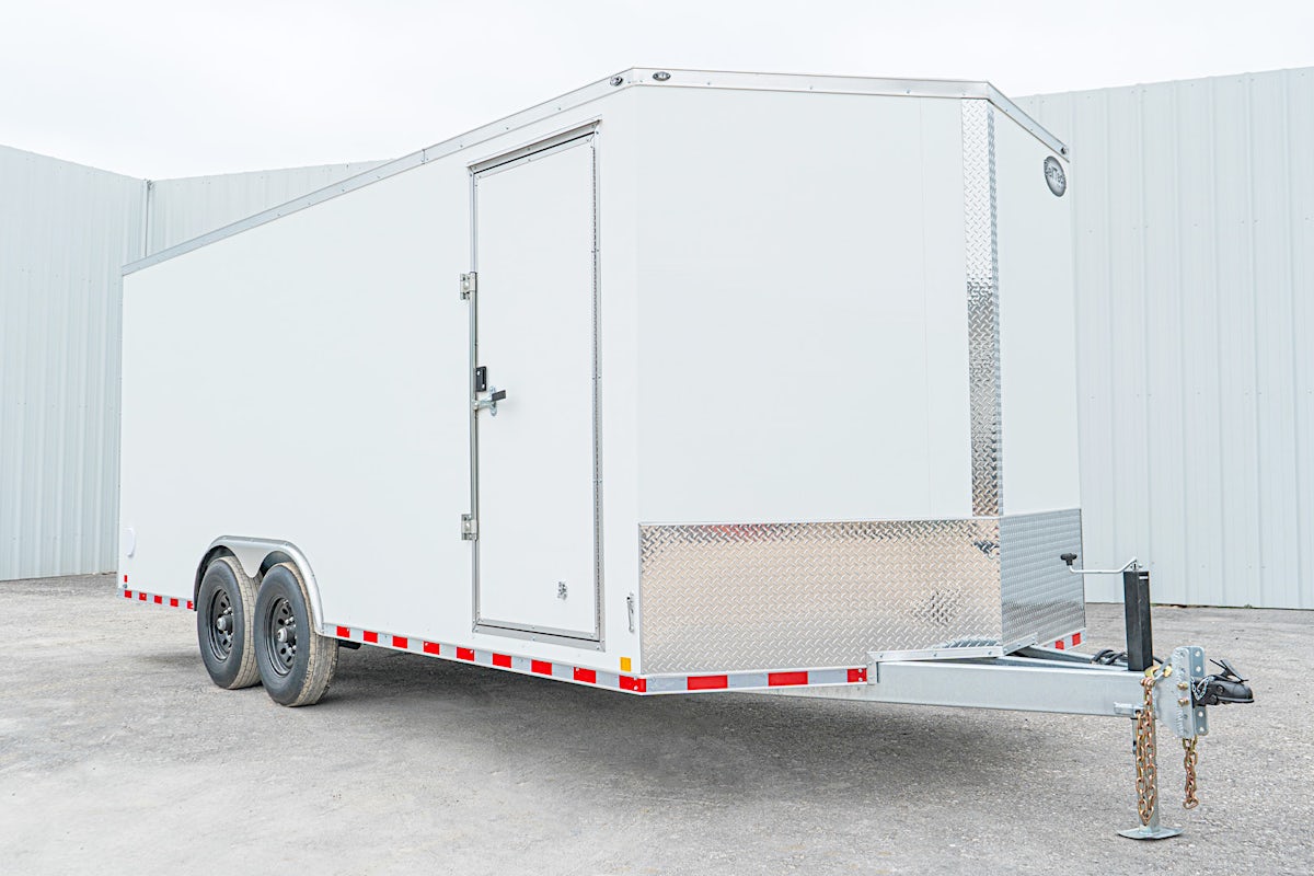 CellTech 8.5'x20' All-Steel Enclosed Cargo Trailer w/ Rear Ramp Door (C2) - Image 2