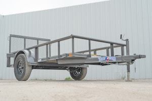 Texas Bragg 10'x60" Utility Trailer w/ 3' Gate (U1)