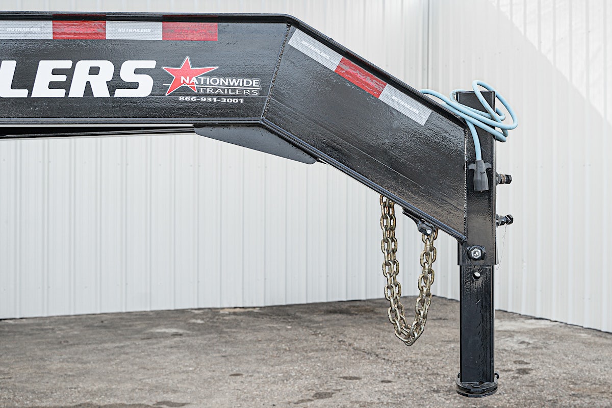 PJ Trailers 20'x96" Gooseneck Dual Dump Trailer w/ 4' Sides (DD) - Image 8