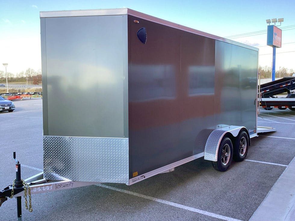 Legend 7'x16' Enclosed Cargo Trailer w/ Rear Ramp Door (C2) - Image 1