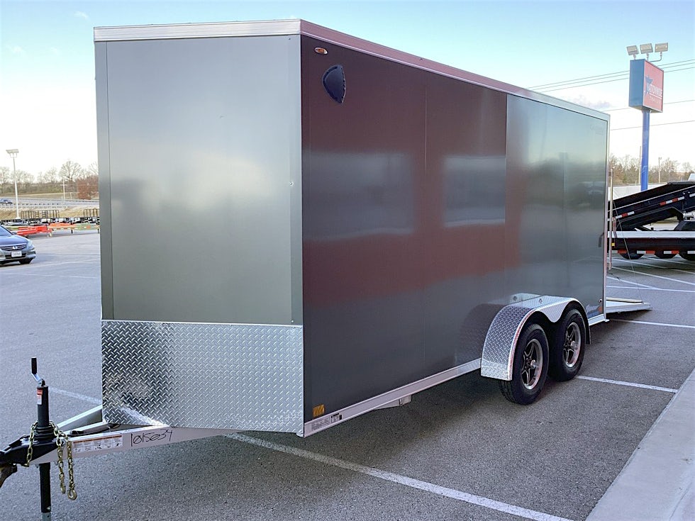 Legend 7'x16' Enclosed Cargo Trailer w/ Rear Ramp Door (C2) - Image 1