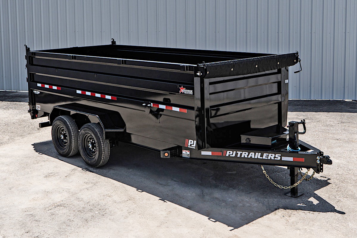 PJ Trailers 16'x83" Low Pro High Side Dump Trailer w/ 4' Sides (DM) - Image 3