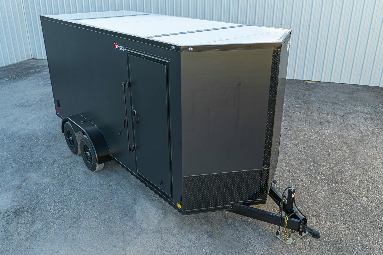 CellTech 7'x16' All-Steel Enclosed Cargo Trailer w/ Rear Ramp Door (C2) - Stock #82005 - Image 4 of 13