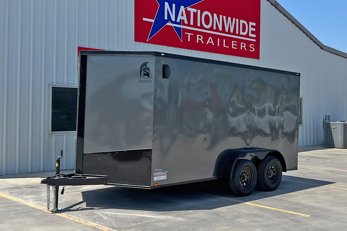 Spartan 7'x14' Enclosed Cargo Trailer w/ Rear Ramp Door (C2) - Image 1