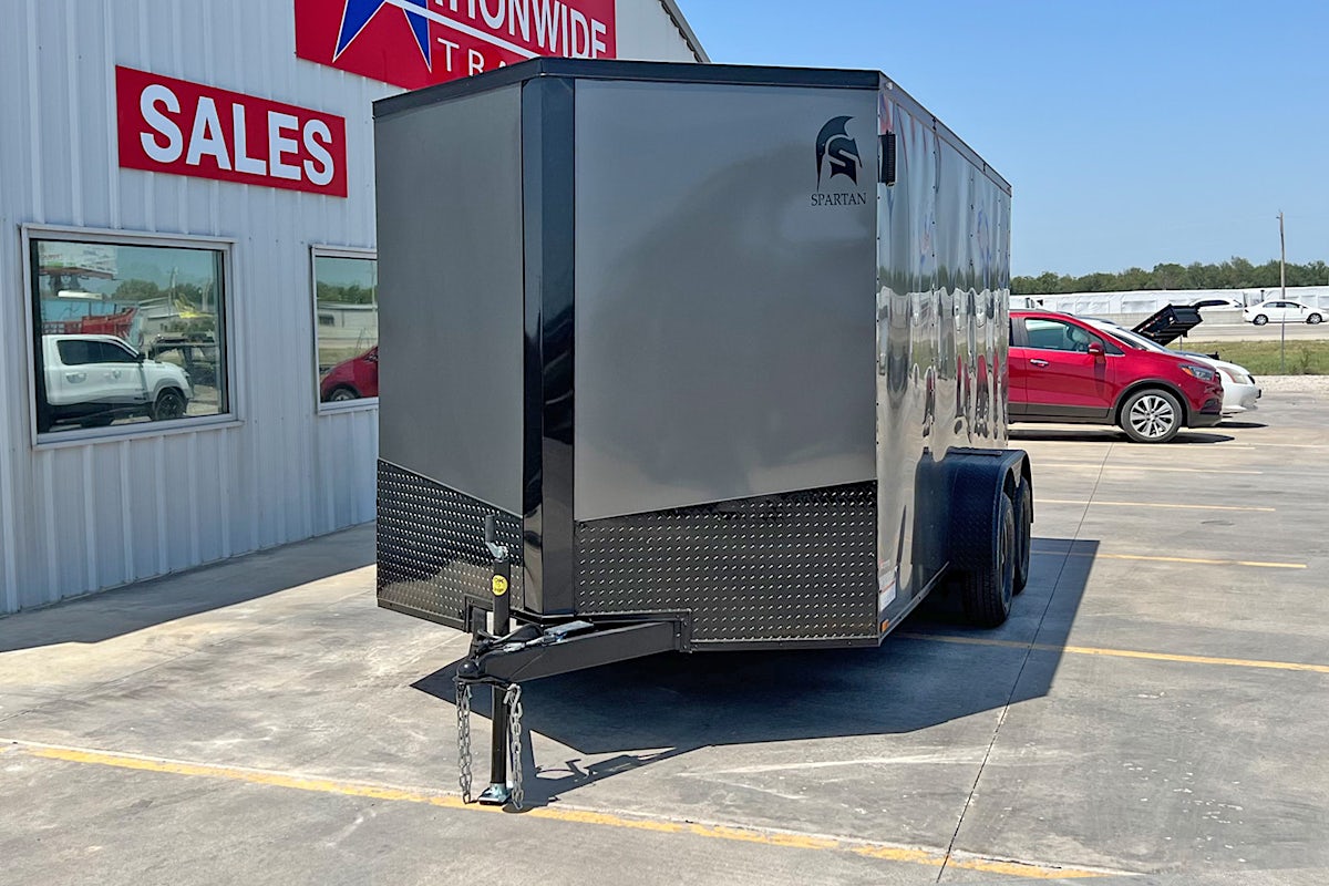 Spartan 7'x14' Enclosed Cargo Trailer w/ Rear Ramp Door (C2) - Image 3