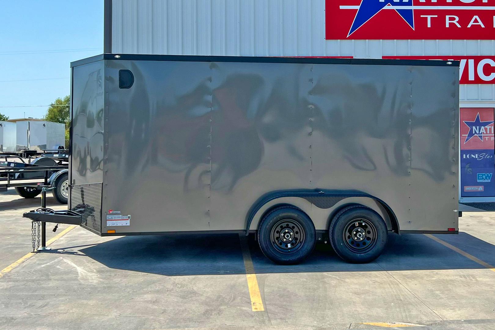 Spartan 7'x14' Enclosed Cargo Trailer w/ Rear Ramp Door (C2) - Image 4