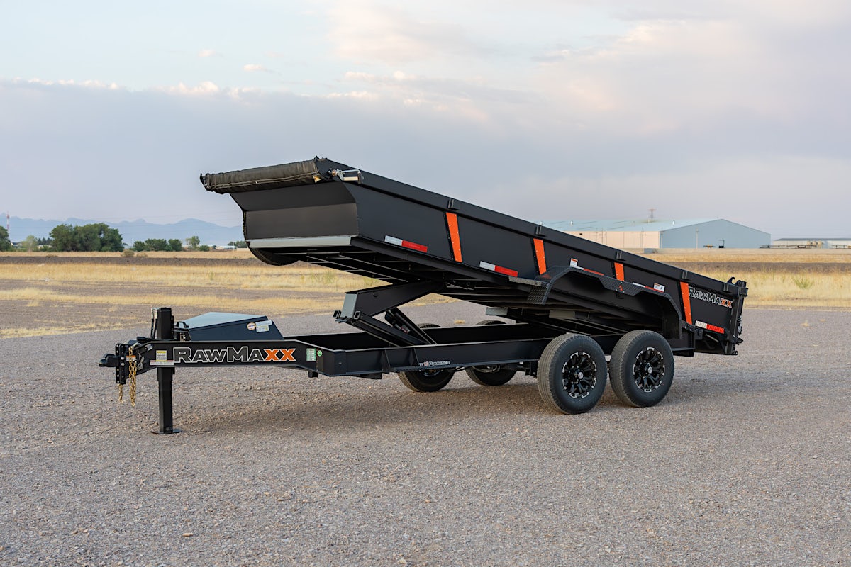 RawMaxx 14'x83" Dump Trailer w/ 2ft Sides (LPX) - Image 2
