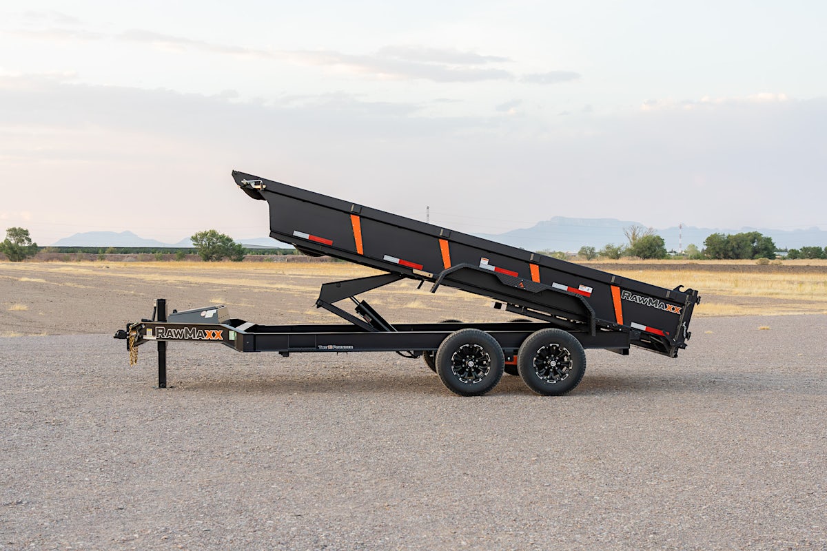 RawMaxx 14'x83" Dump Trailer w/ 2ft Sides (LPX) - Image 3