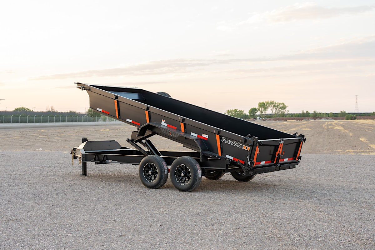 RawMaxx 14'x83" Dump Trailer w/ 2ft Sides (LPX) - Image 1