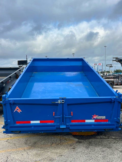 RawMaxx 14'x83" Dump Trailer w/ 2ft Sides (LPX) - Stock #82043 - Image 4 of 4