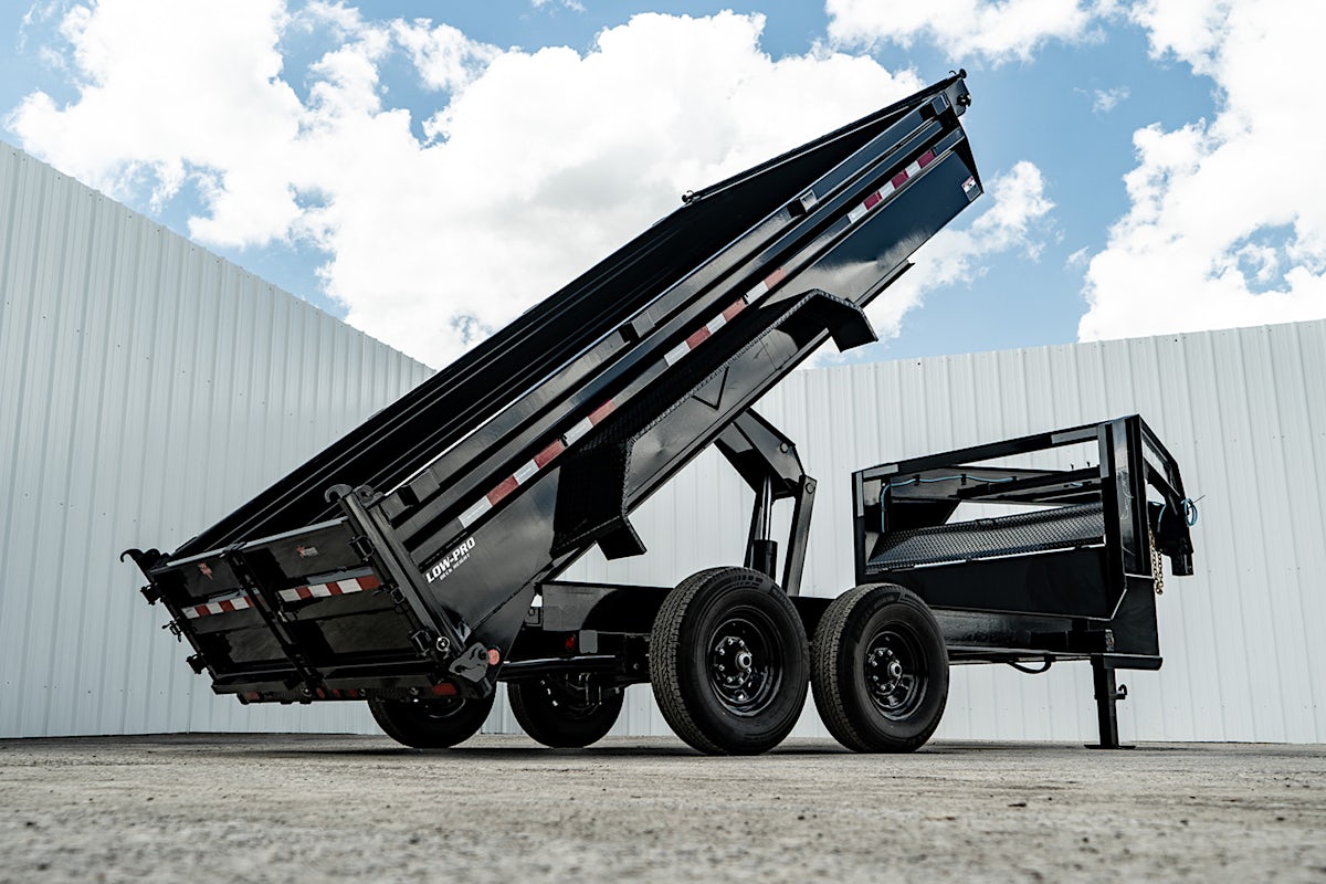 PJ Trailers 14'x83" GN Low Pro Dump Trailer w/ 2' Sides (DL) - Image 23
