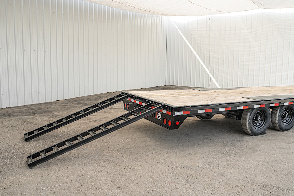 PJ Trailers 24'x102" 8" I-Beam Deckover Flatbed Trailer (F8) - Image 11
