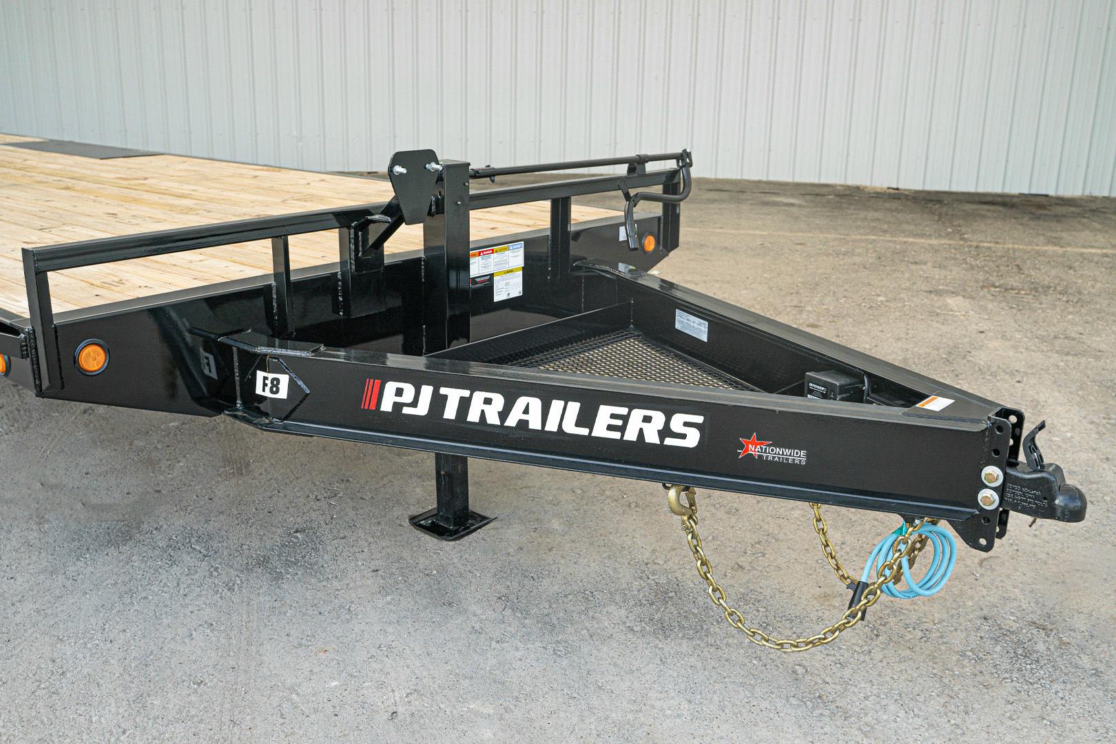 PJ Trailers 24'x102" 8" I-Beam Deckover Flatbed Trailer (F8) - Image 4