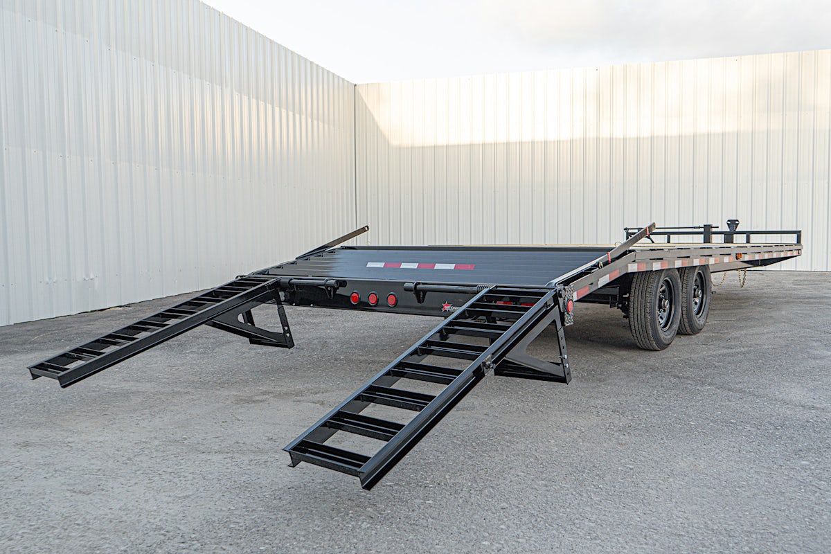 PJ Trailers 24'x102" 8" I-Beam Deckover Flatbed Trailer (F8) - Image 13