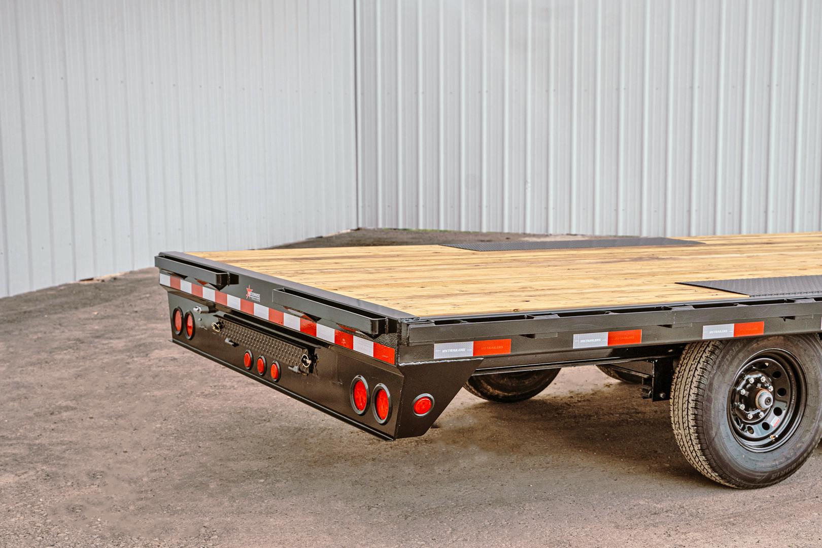 PJ Trailers 24'x102" 8" I-Beam Deckover Flatbed Trailer (F8) - Image 11