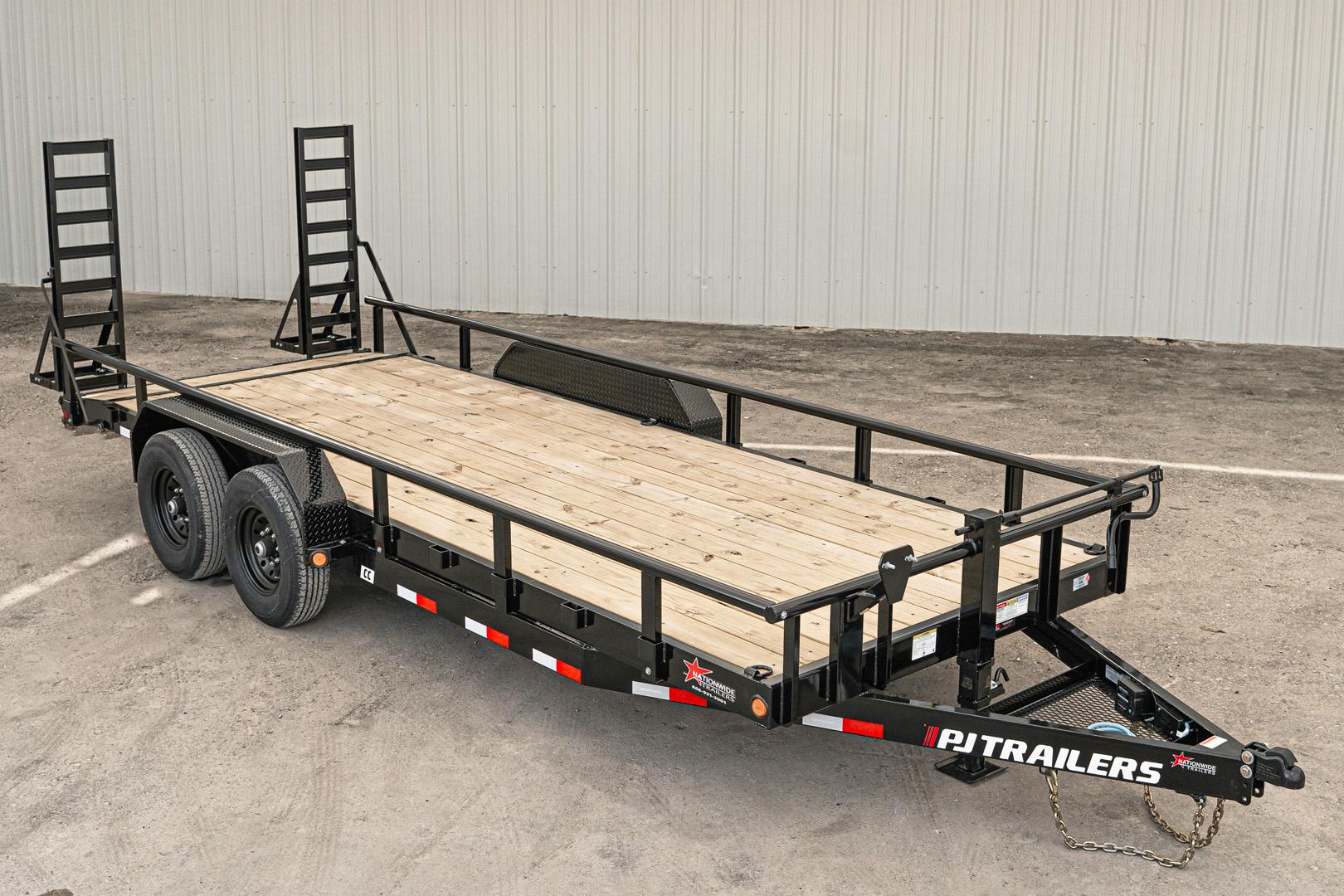 PJ Trailers 20'x83" 6" Channel Equipment Trailer (CC) - Stock #82083 - Image 1 of 14