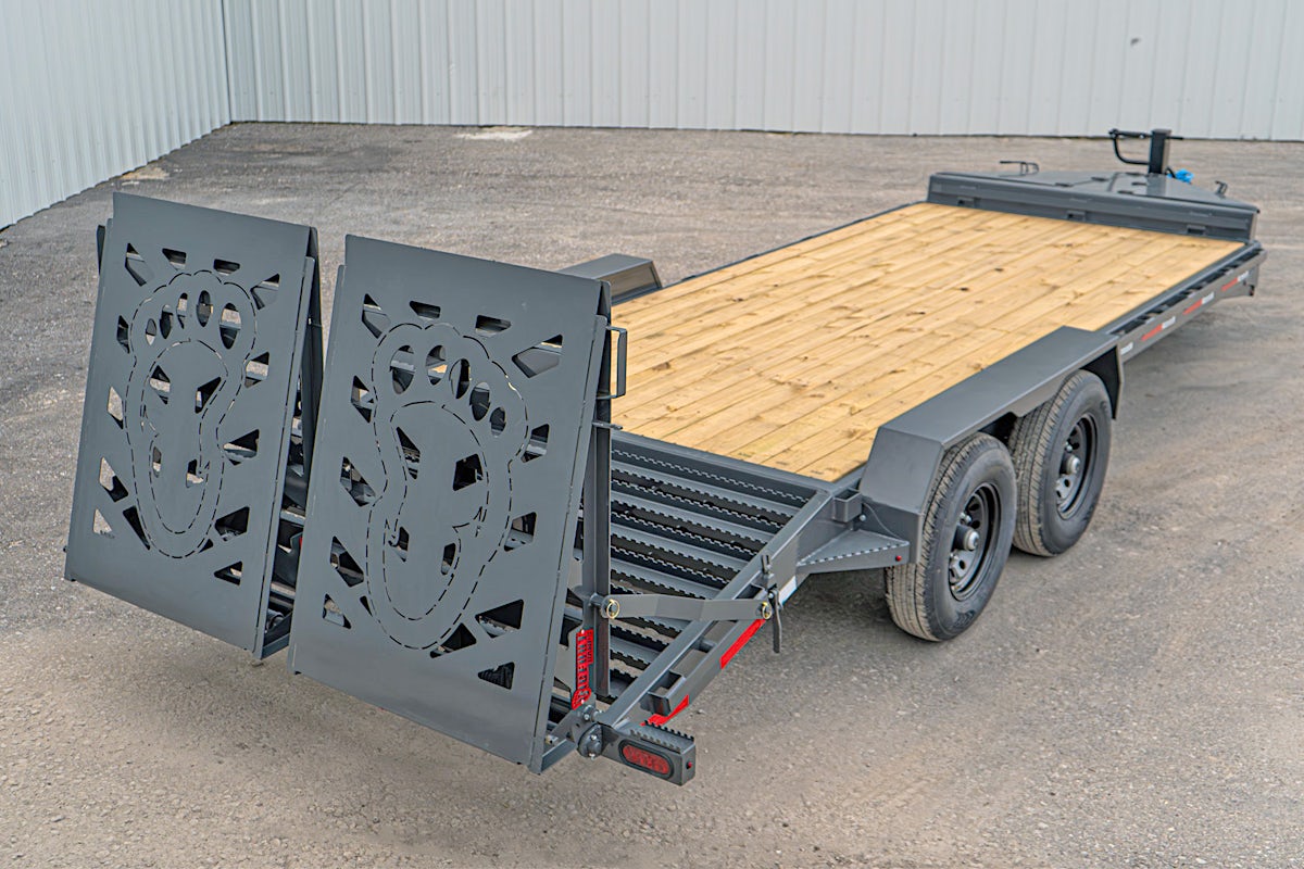 ARC Trailers 20'x83" HD Equipment Hauler w/ 4' Dovetail & Bigfoot Ramps (BEQ) - Image 2