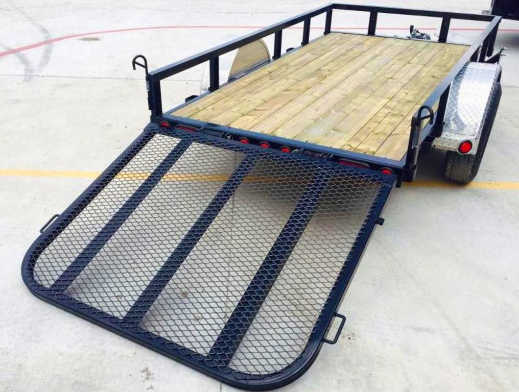 PJ Trailers 10'x60" Single Axle 4" Channel Utility Trailer (U6) - Image 4