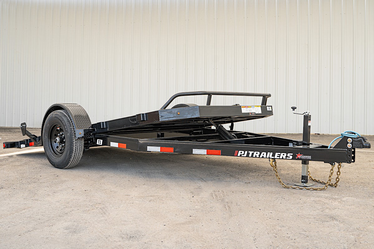 PJ Trailers 16'x81" Single Axle Hydraulic Gravity Tilt Trailer (T1) - Image 5
