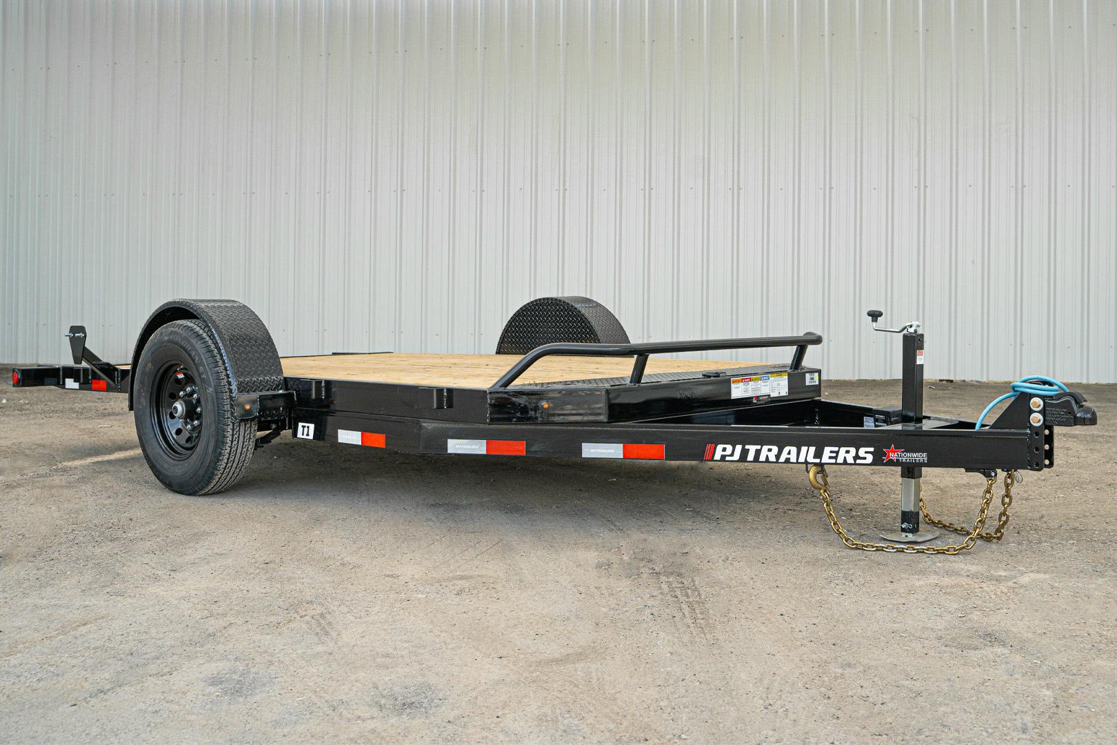 PJ Trailers 16'x81" Single Axle Hydraulic Gravity Tilt Trailer (T1) - Image 6