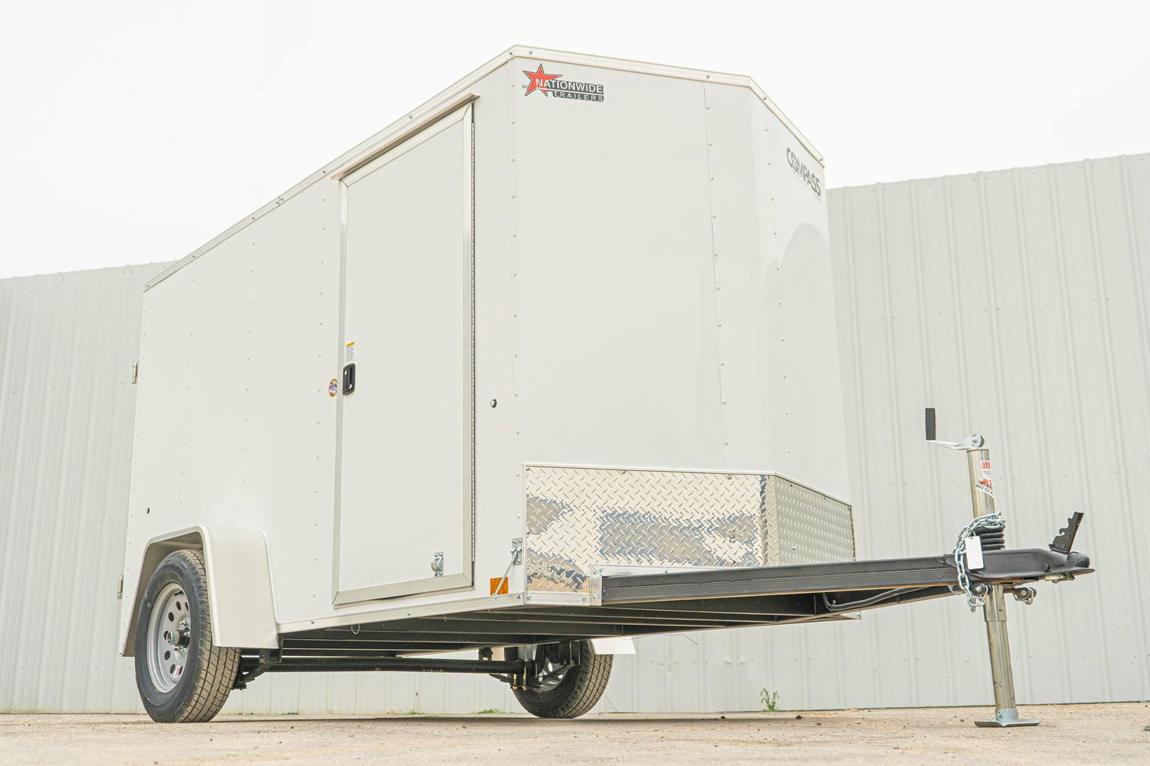 Compass 5'x10' Enclosed Cargo Trailer w/ Rear Ramp Door (C1) - Image 3