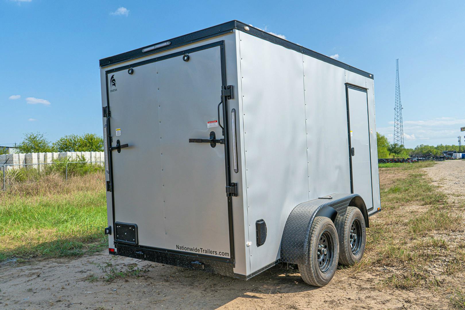 Spartan 6'x12' Enclosed Cargo Trailer w/ Rear Ramp Door (C2) - Image 3