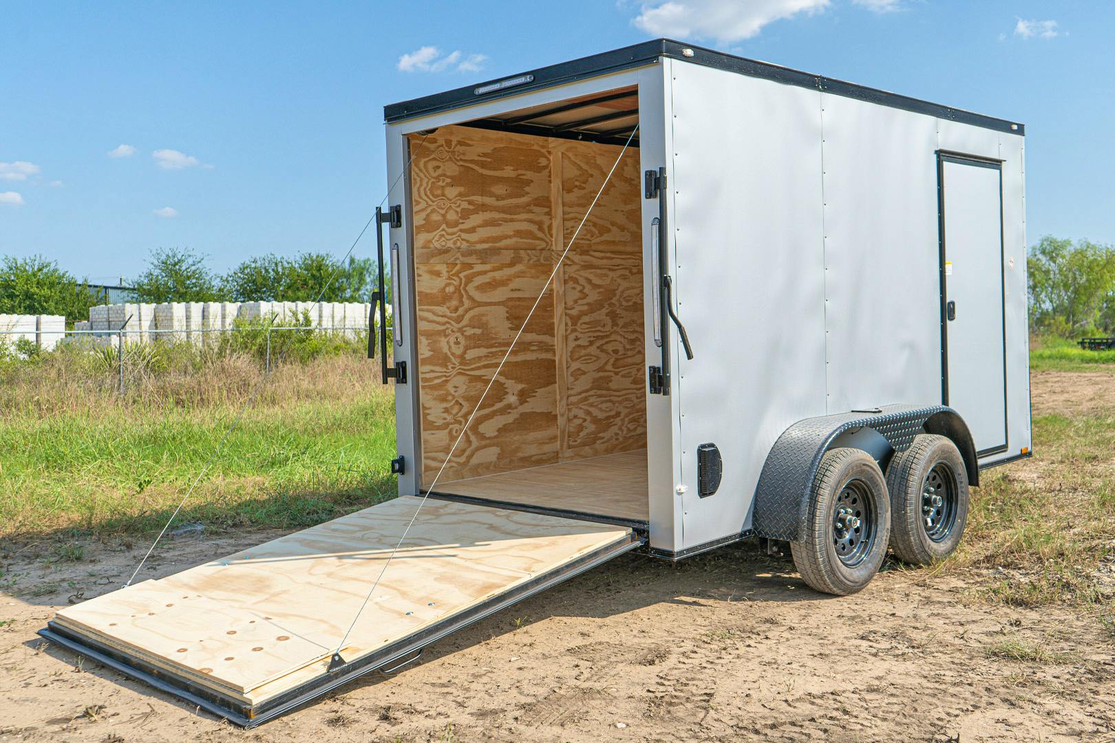 Spartan 6'x12' Enclosed Cargo Trailer w/ Rear Ramp Door (C2) - Image 4