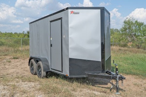 Spartan 6'x12' Enclosed Cargo Trailer w/ Rear Ramp Door (C2)