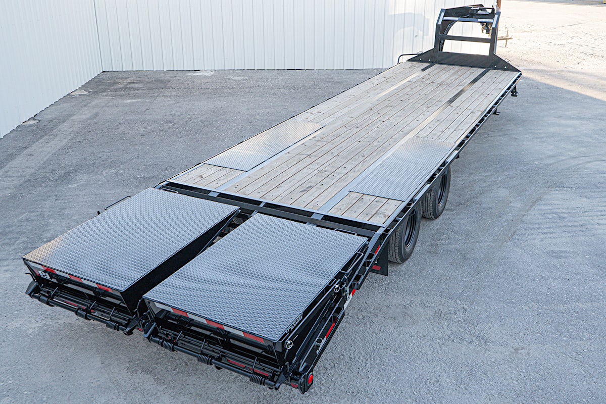 PJ Trailers 32'x102" Gooseneck Low Pro Flatbed Trailer w/ Duals (LD) - Image 22