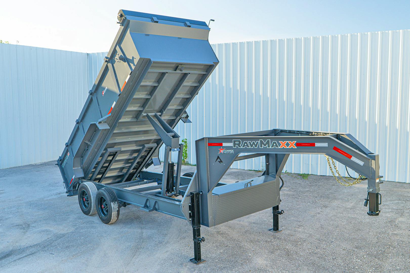 RawMaxx 16'x83" LTX Gooseneck Dump Trailer (LTX)