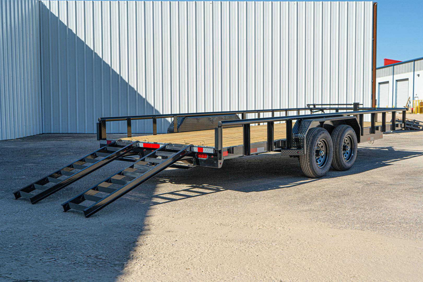 X-ON 20'x83" Utility Trailer w/ Slide-In Ramps (U2) - Image 15