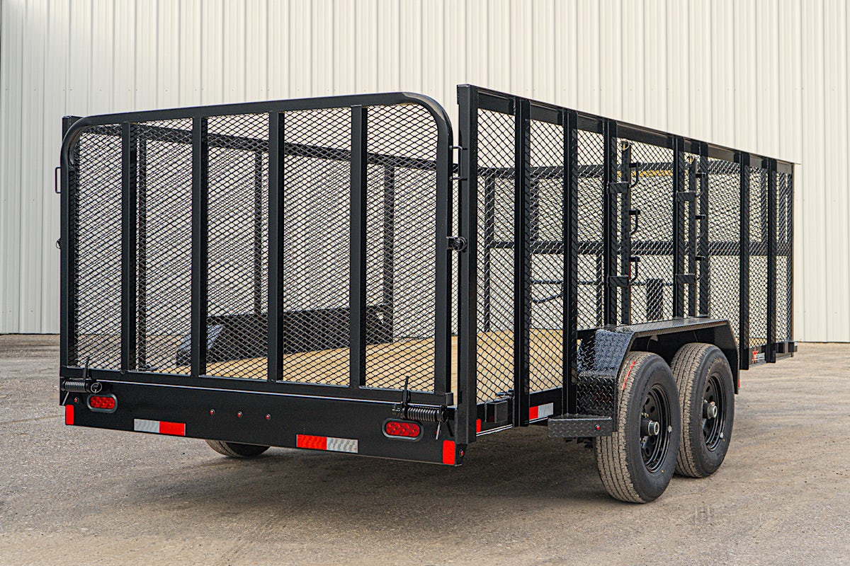 X-ON 16'x83" Landscape Trailer w/ 4' Sides & 4' Gate (L2) - Image 13