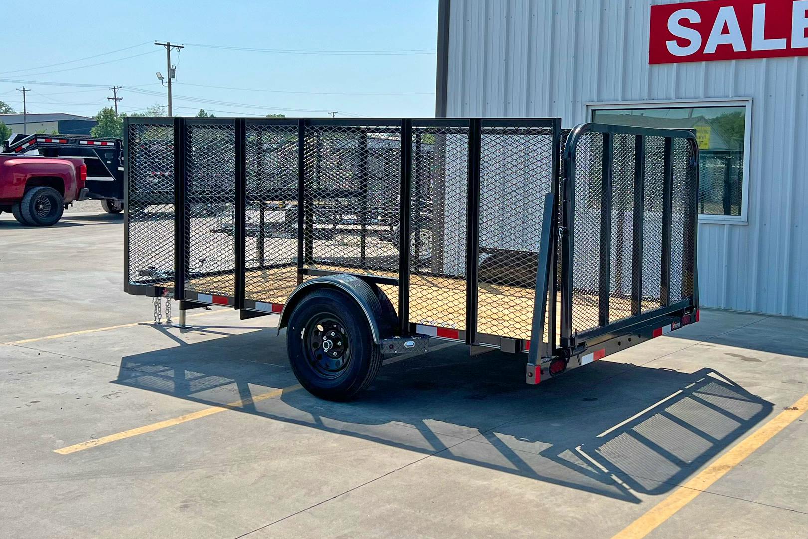 X-ON 12'x77" Landscape Trailer w/ 4' Sides & 4' Gate (L1) - Image 4