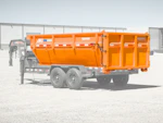 ARC Trailers 14' 14YD Steel Dumpster Bin w/ 4' Sides Stock #82365 - Thumbnail 1