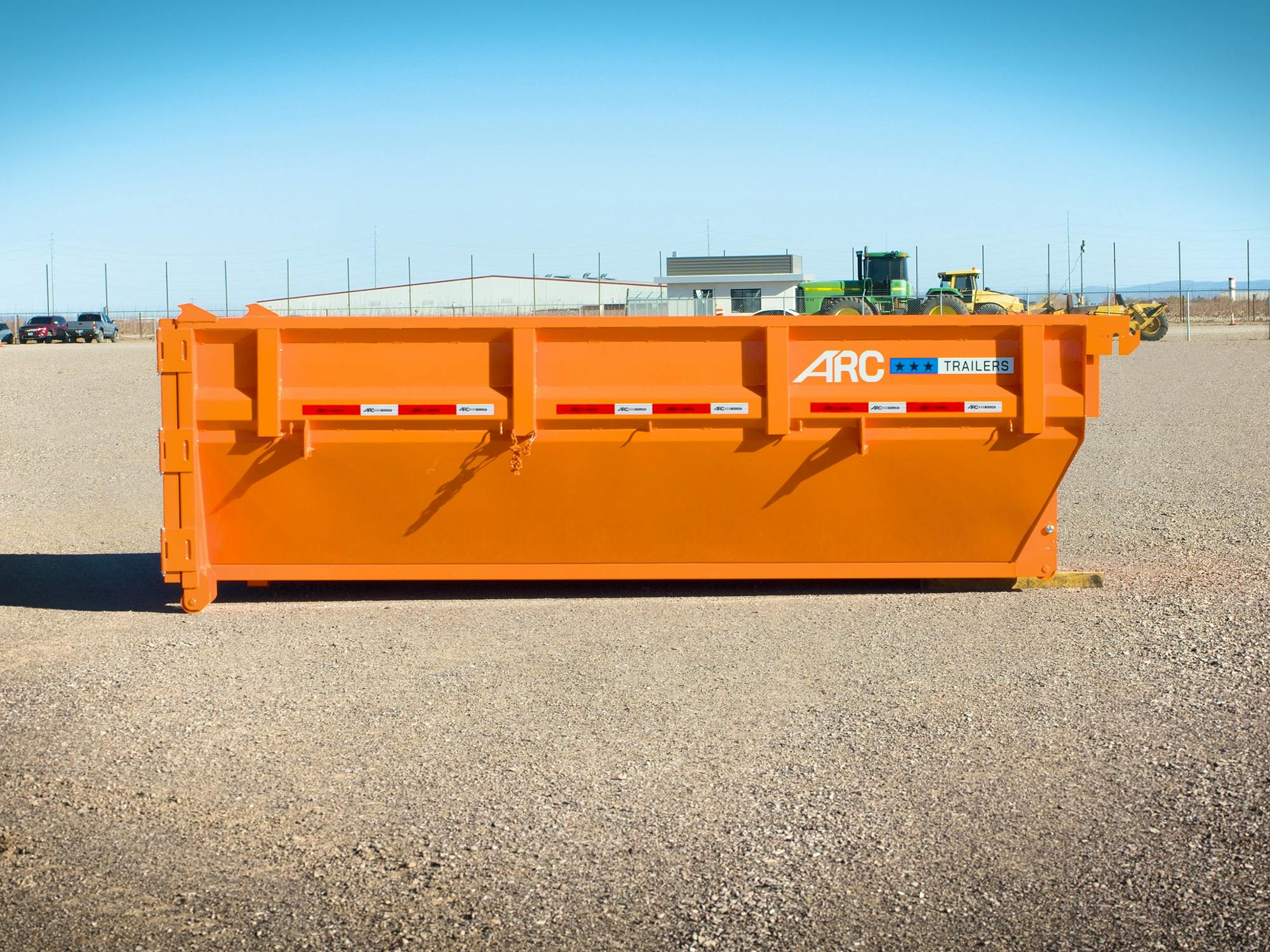 ARC Trailers 14' 14YD Steel Dumpster Bin w/ 4' Sides