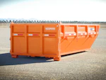 ARC Trailers 14' 14YD Steel Dumpster Bin w/ 4' Sides Stock #82366 - 4 more images