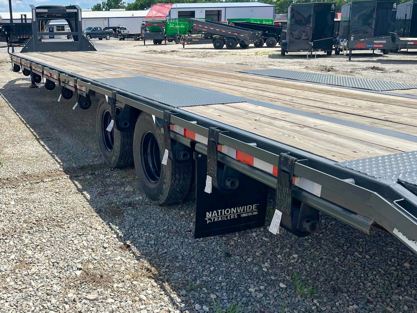 ARC Trailers 40'x102" 20k Gooseneck Flatbed Trailer w/ Duals (GDD) - Stock #82423 - Image 3 of 4
