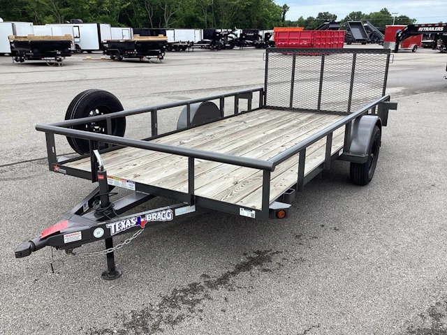 Texas Bragg 14' × 77" Pipe-Top Utility Trailer