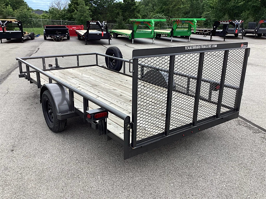 Texas Bragg 14'x77" Utility Trailer w/ 3' Gate (U1) - Stock #82468 - Image 4 of 5 Texas Bragg 14'x77" Utility Trailer w/ 3' Gate (U1) - Stock #82468 - Image 4 of 5