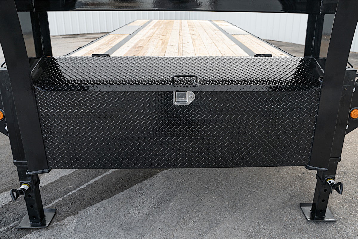 PJ Trailers 24'x102" Gooseneck Low Pro Flatbed Trailer w/ Singles (LS) - Image 6