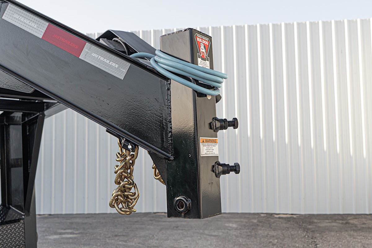 PJ Trailers 24'x82" Gooseneck 6" Channel Equipment Gravity Tilt Trailer (T6) - Image 10