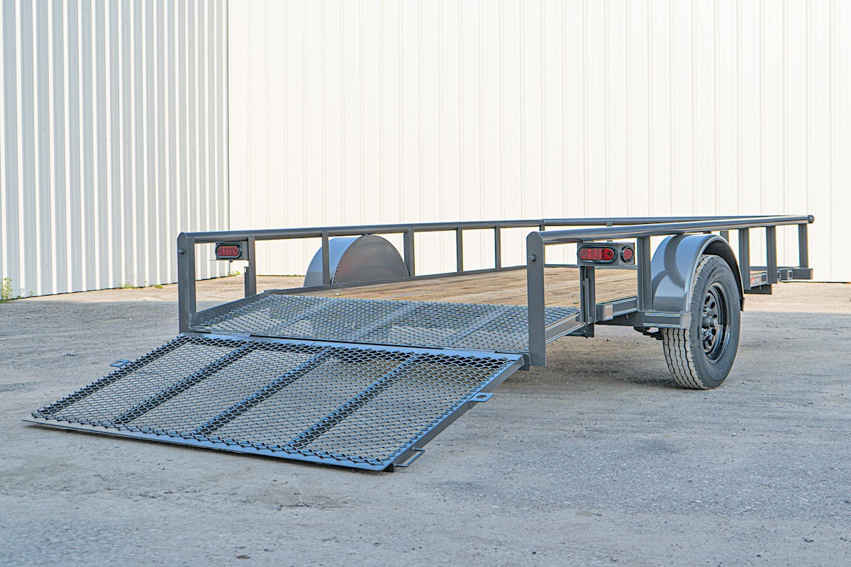 Texas Bragg 12'x77" Utility Trailer w/ 3' Gate & 2' Dovetail (U1) - Image 12