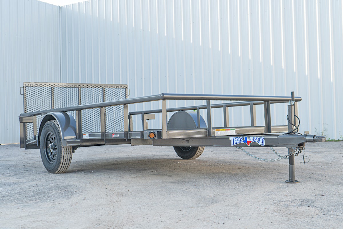 Texas Bragg 12'x77" Utility Trailer w/ 3' Gate & 2' Dovetail (U1) - Image 2