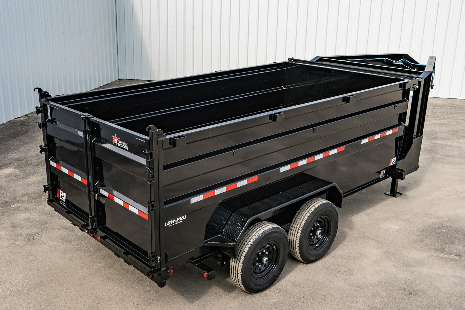 PJ Trailers 14'x83" GN Telescopic Dump Trailer w/ 4' Sides (DT) - Image 23