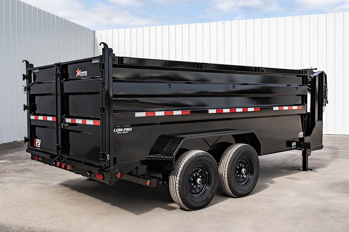 PJ Trailers 14'x83" GN Telescopic Dump Trailer w/ 4' Sides (DT) - Image 25