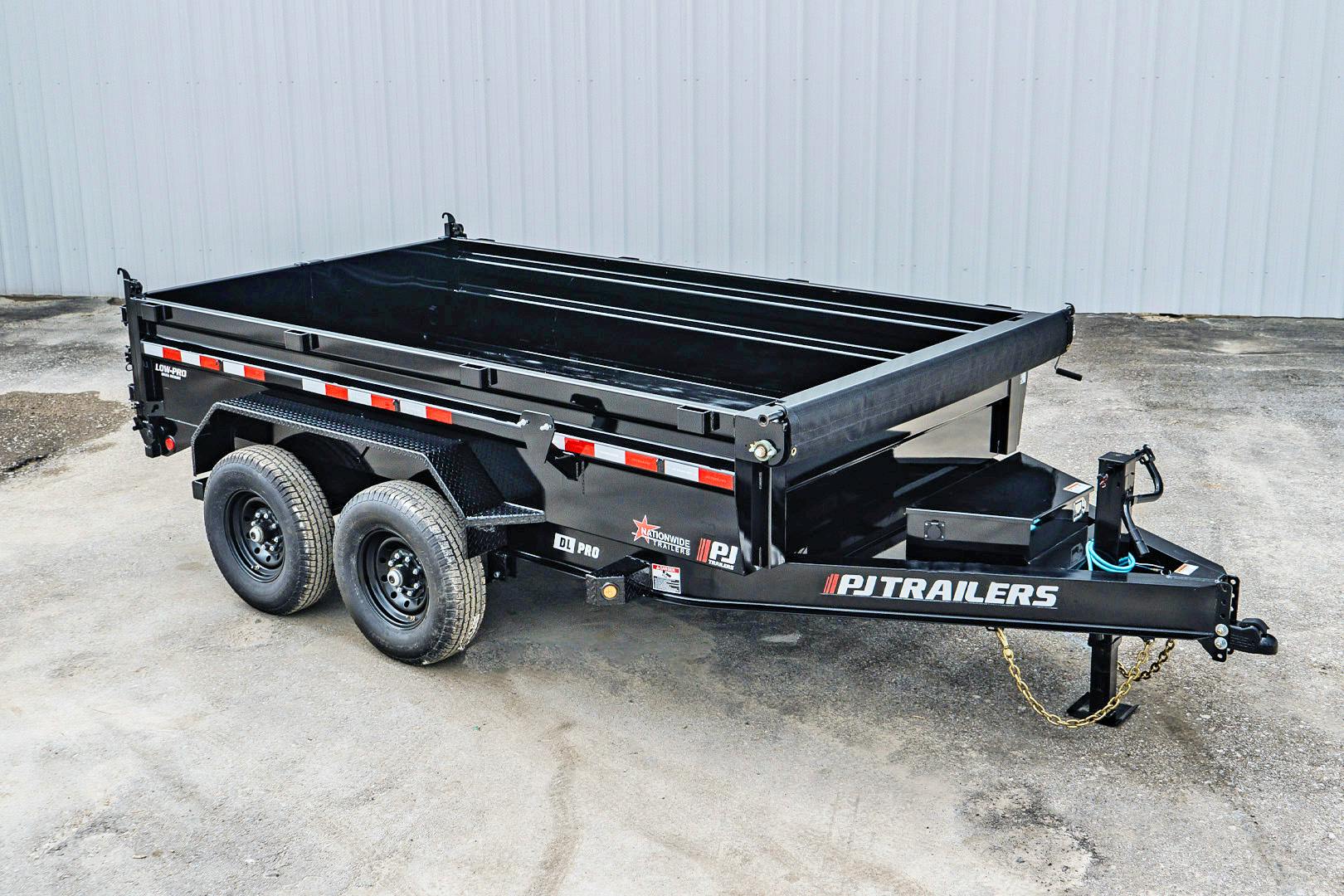 PJ Trailers 12'x83" Low Pro Dump Trailer w/ 2' Sides (DL) - Image 5