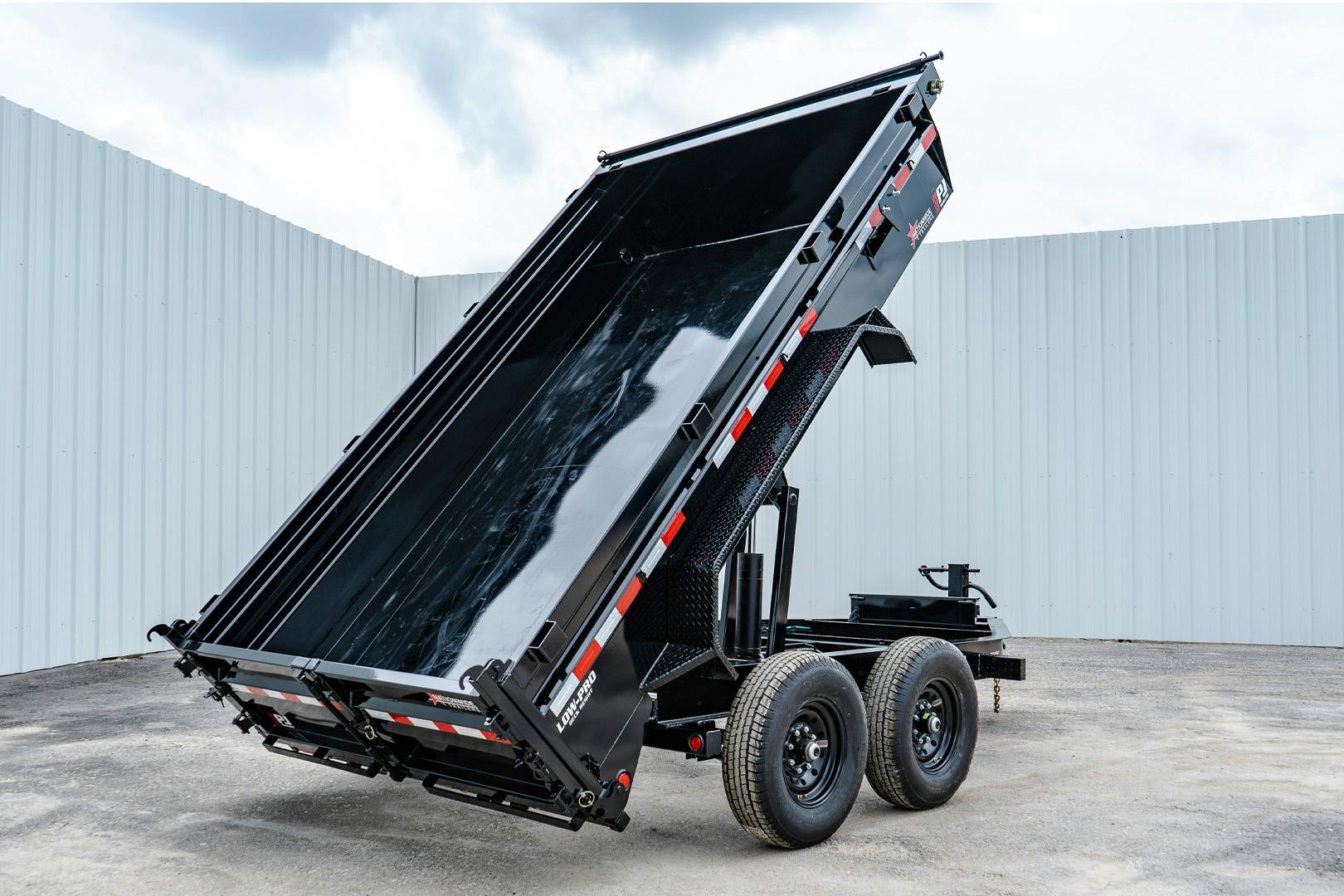 PJ Trailers 12'x83" Low Pro Dump Trailer w/ 2' Sides (DL) - Image 18