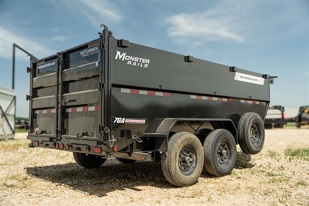 PJ Trailers 14'x83" Telescopic Dump Trailer w/ 4' Sides (DT) - Image 10